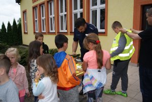 spotkanie z dziećmi w Przelewicach